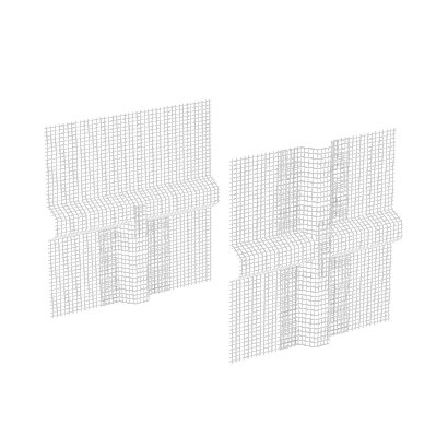 Sto-Rustication Mesh Cross- and T-Piece