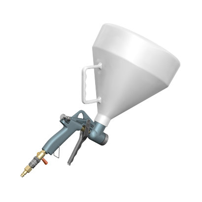 “Two-in-one” Hopper Gun